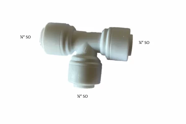 Conector Tee So 1/4 x So 1/4 x So 1/4