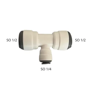 Conector Tee So 1/2 x So 1/4 x So 1/2