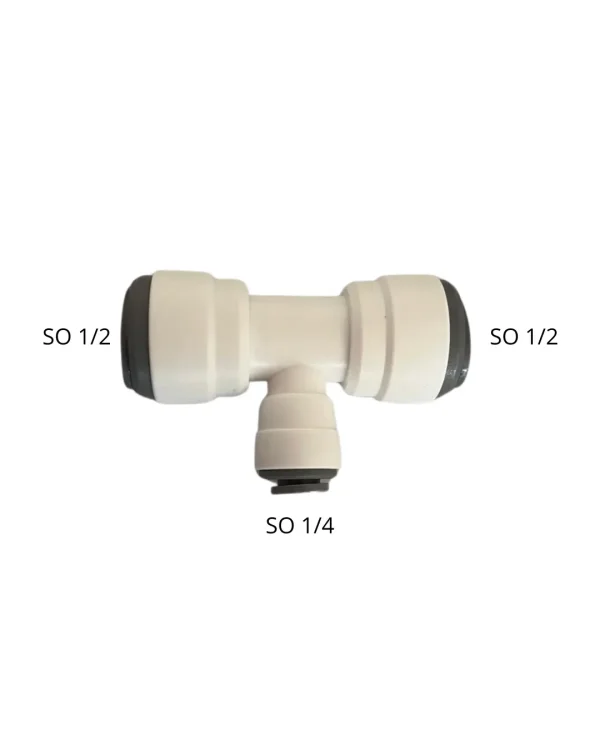 Conector Tee So 1/2 x So 1/4 x So 1/2